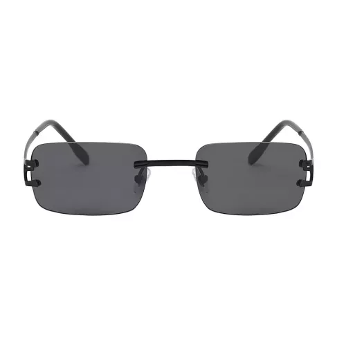 Unisex Sonnenbrille PBLIQ Randlos CLRS Schwarz
