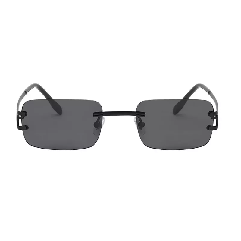 Unisex Sonnenbrille PBLIQ Randlos CLRS Schwarz