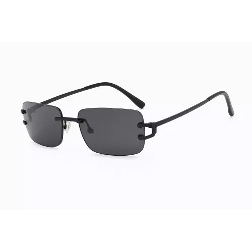 Zonnebril Unisex PBLIQ Randloos CLRS Zwart