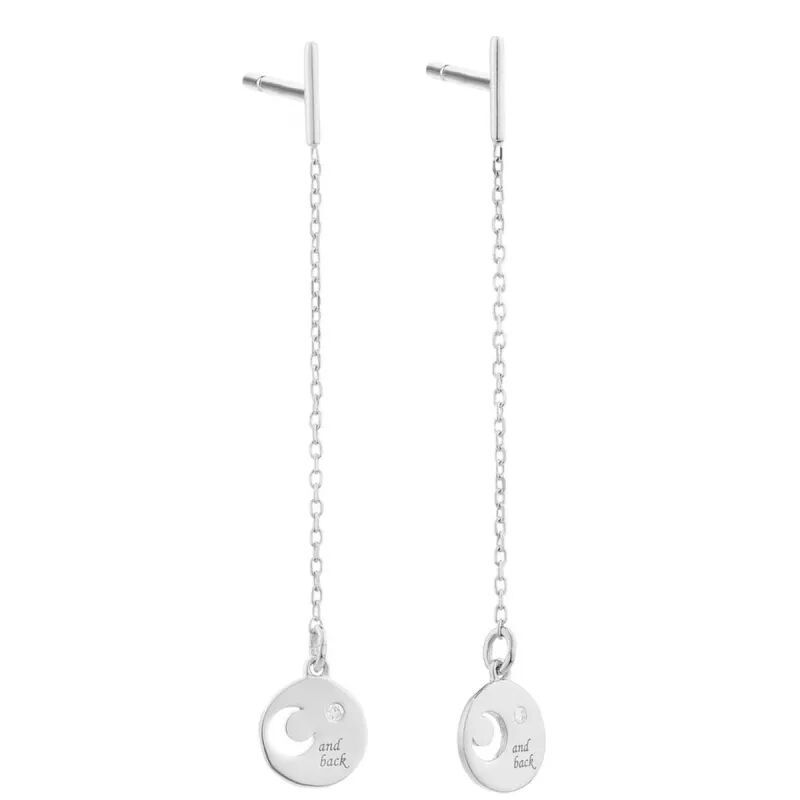 Orecchini Donna Secrecy E8244CDAWA900 Argento puro 4 cm