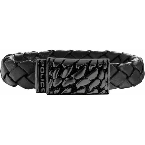 Men's Bracelet Police PJ25729BLB01L Leather 21 cm
