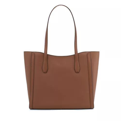 Borsa a Spalla Michael Kors Leida Marrone 34 x 29 x 12 cm