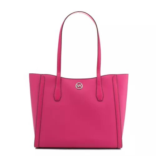 Borsa a Spalla Michael Kors Leida Rosa 34 x 29 x 12 cm