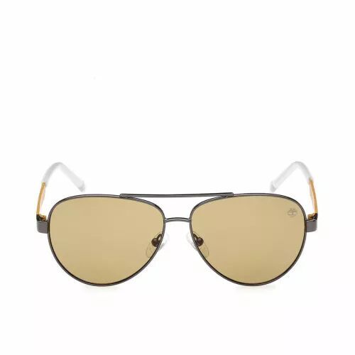 Occhiali da sole Uomo Timberland TB9331 06E Argentato Ø 55 mm
