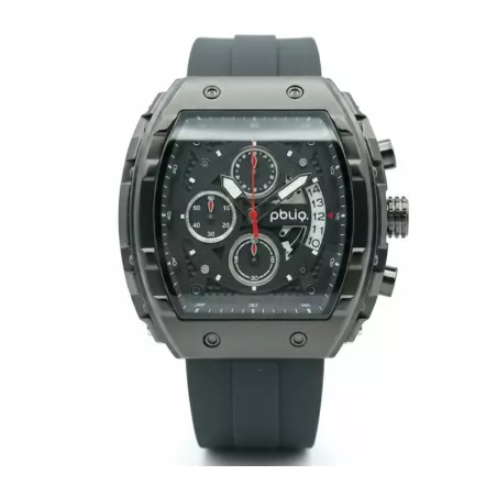 PBLIQ Orologio da Uomo di Lusso Nero – Cronografo al Quarzo