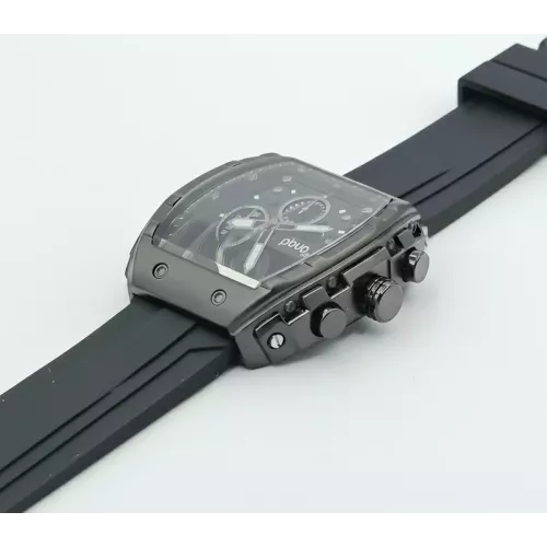 PBLIQ Orologio da Uomo di Lusso Nero – Cronografo al Quarzo