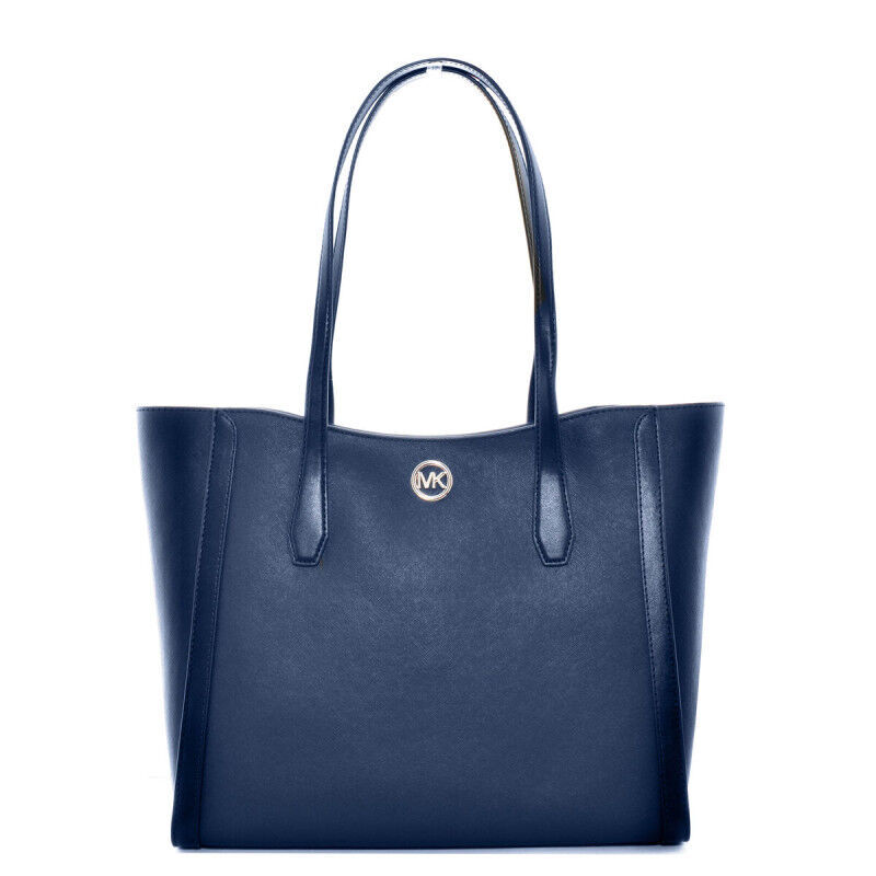 Schoudertas Michael Kors Leida Blauw 33 X 30 X 12 CM