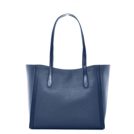 Borsa a Spalla Michael Kors Leida Azzurro 33 X 30 X 12 CM