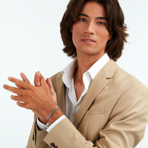 Bracciale Uomo Maserati JM423ATY19 Acciaio inossidabile 21,5 cm