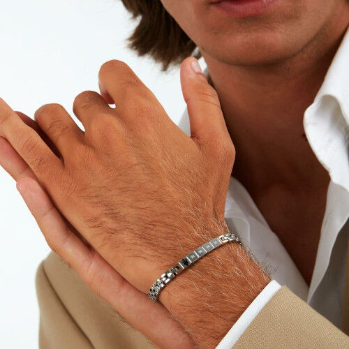 Men's Bracelet Maserati JM423ATY19 Stainless steel 21,5 cm