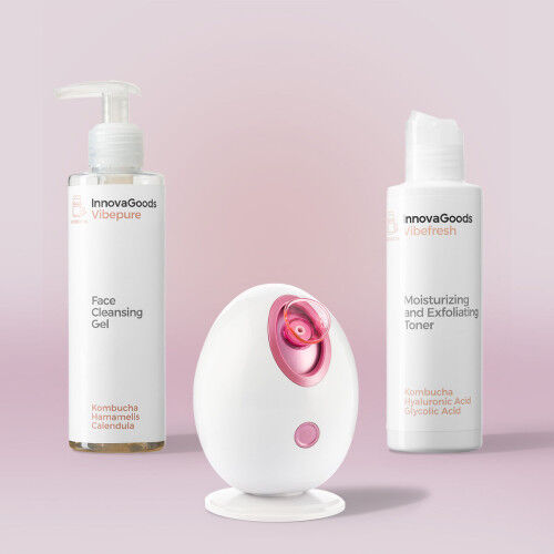 Pack Traitement Nettoyage en Profondeur Visage Kombucha InnovaGoods