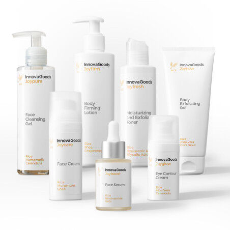 Kit Routine Viso e Corpo Rice InnovaGoods