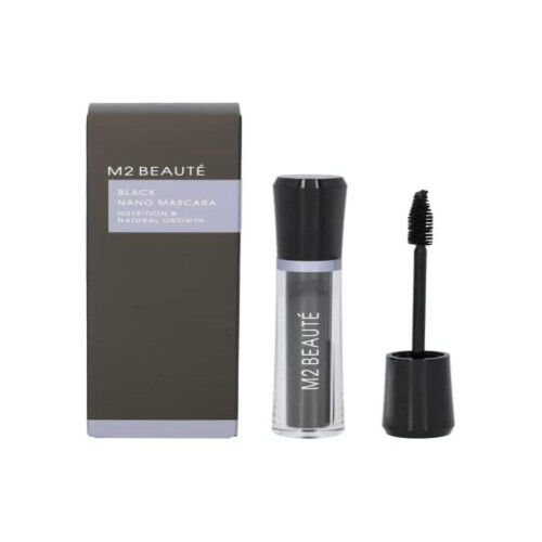 Mascara M2 Beauté Black Nano Zwart 6 ml Voedzaam