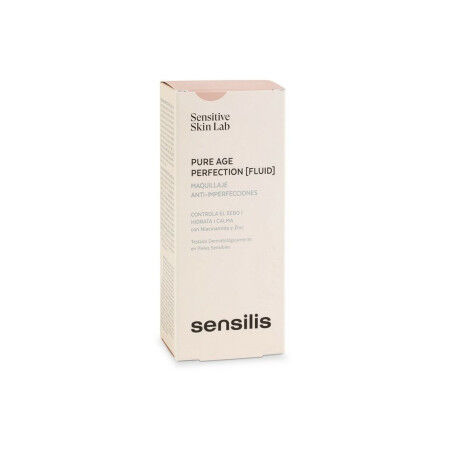 Cremige Make-up Grundierung Sensilis Pure Age Perfection Nº 03-Beige Rose 30 ml Anti-Schönheitsfehler