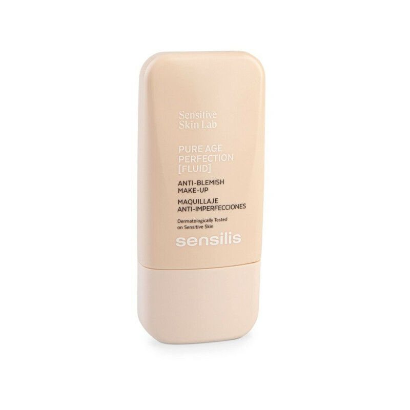 Base Cremosa per il Trucco Sensilis Pure Age Perfection Nº 05-Peche Rose 30 ml Anti-imperfezioni