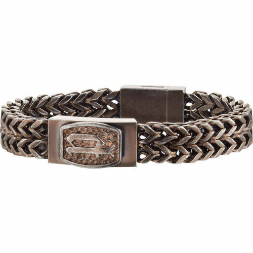Bracciale Uomo Police 25693BSEBR03S Acciaio inossidabile 19 cm