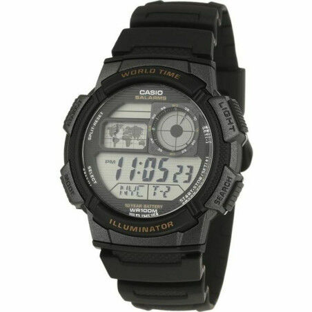 Men's Watch Casio AE-1000W-1AVEF Black Grey Digital Quartz Sporting
