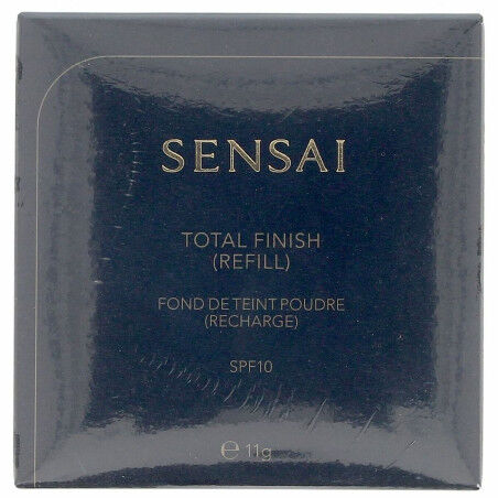 Powder Make-up Base Sensai Total Finish Nº TF204,5 Amber beige Tf204.5-Amber Beige Spf 10 11 g Refill