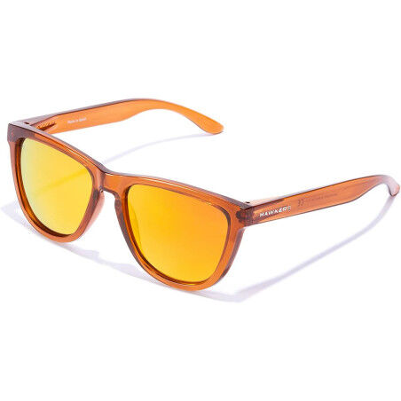 Gafas de Sol Unisex Hawkers One Raw Polarizadas Ø 55,7 mm Rosa Transparente
