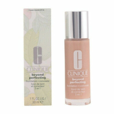 Liquid Make Up Base Clinique Beyond Perfecting Nº 21 Cream caramel Nº 21-Cream Caramel 30 ml Facial Corrector