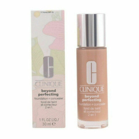 Fluid Makeup Basis Clinique Beyond Perfecting Nº 21 Cream caramel Nº 21-Cream Caramel 30 ml Gesichtsconcealer