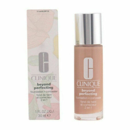 Base de maquillage liquide Clinique Beyond Perfecting Nº 21 Cream caramel Nº 21-Cream Caramel 30 ml Correcteur facial
