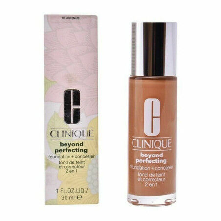 Liquid Make Up Base Clinique Beyond Perfecting Nº 21 Cream caramel Nº 21-Cream Caramel 30 ml Facial Corrector