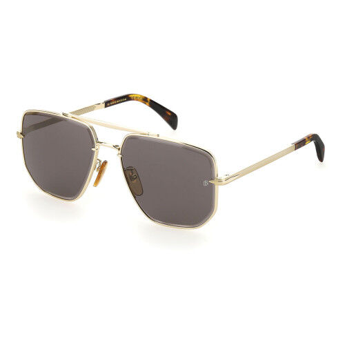 Lunettes de soleil Homme David Beckham Doré ø 60 mm