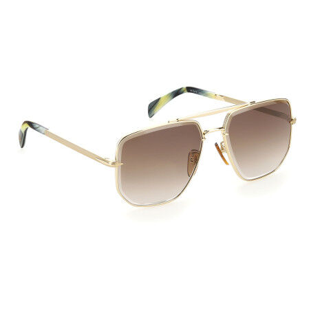 Lunettes de soleil Homme David Beckham Doré ø 60 mm