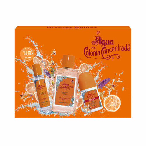 Set de Perfume Unisex Alvarez Gomez AGUA DE COLONIA Agua de Colonia Concentrada Eau d'Orange 3 Piezas