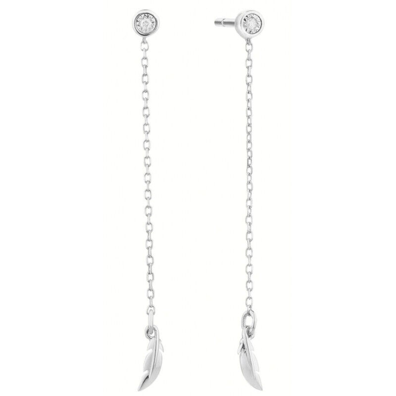 Boucles d´oreilles Femme Secrecy E8245CDAWA900 Argent 925 5 cm