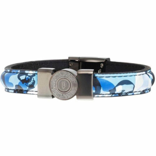 Armband Heren Police PJ25556BLU.03-S Leer 17 cm
