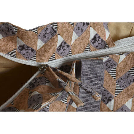 Borsa Donna Home ESPRIT Marrone Turchese Corallo 55 x 14 x 35 cm (3 Unità)