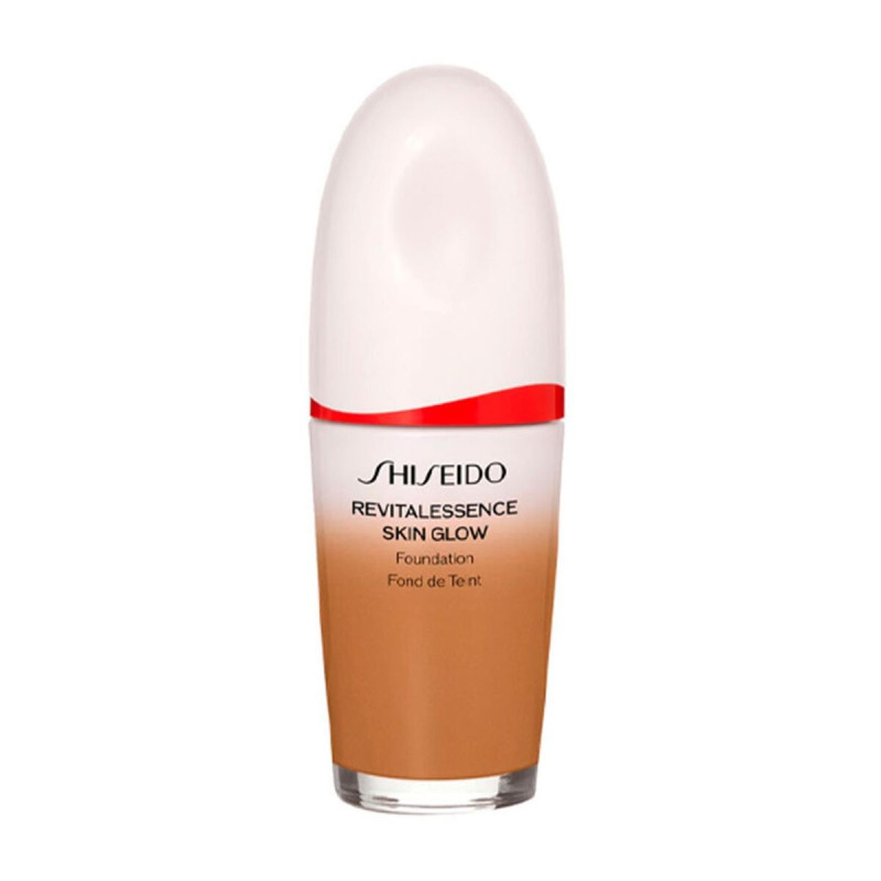 Fluid Makeup Basis Shiseido Revitalessence Skin Glow Nº 420 30 ml