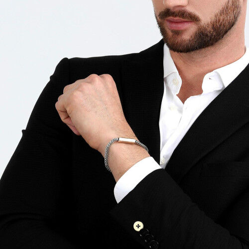 Men's Bracelet Maserati Stainless steel 22 cm