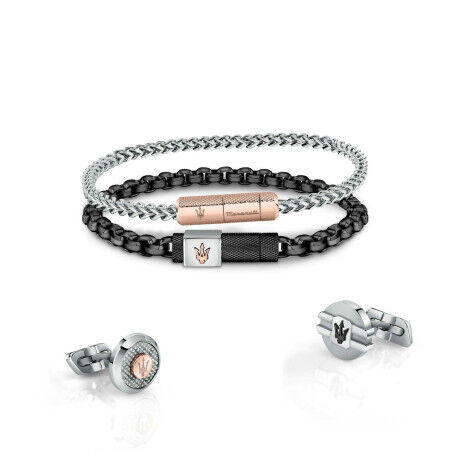 Men's Bracelet Maserati Stainless steel 22 cm