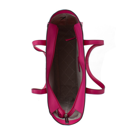 Borsa a Spalla Michael Kors Leida Rosa 34 x 29 x 12 cm