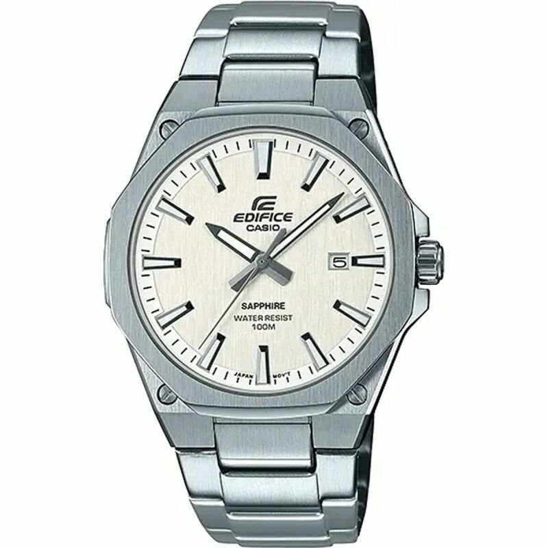 Horloge Heren Casio EFR-S108D-7AVUEF Wit Zilverkleurig