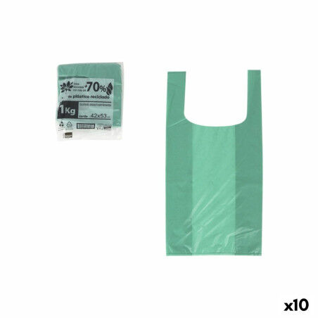 Multi-use Bag Inde Green 42 x 53 cm (10 Units)