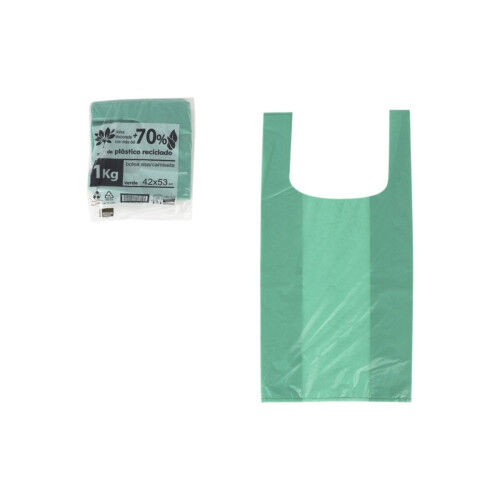 Multi-use Bag Inde Green 42 x 53 cm (10 Units)