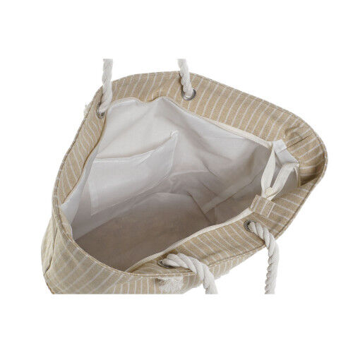 Bolso Mujer Home ESPRIT Azul Beige Natural 52 x 16 x 33 cm (2 Unidades)