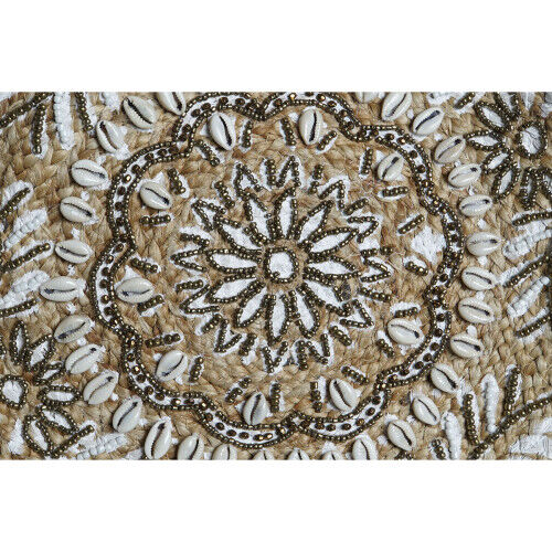 Borsa Donna DKD Home Decor Nero Beige Naturale 36 x 12 x 36 cm (2 Unità)