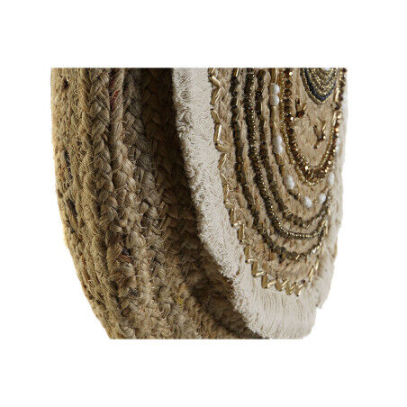 Handtas Dames DKD Home Decor Zwart Beige Natuurlijk 36 x 12 x 36 cm (2 Stuks)