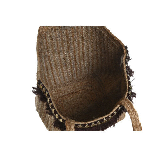 Handtas Dames DKD Home Decor Bruin Crème 50 x 23 x 33 cm (2 Stuks)