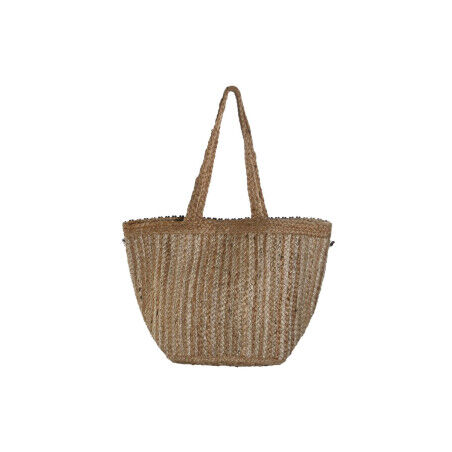 Sac-à-main Femme DKD Home Decor Marron Crème 50 x 23 x 33 cm (2 Unités)