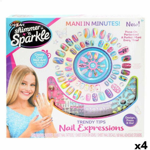Nail Design Kit Cra-Z-Art (4 Units)
