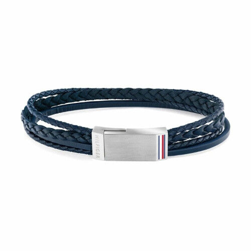 Bracciale Uomo Tommy Hilfiger 2790279S Pelle 20 cm