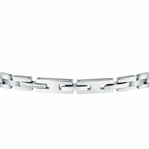 Men's Bracelet Maserati Stainless steel 21,5 cm Silver