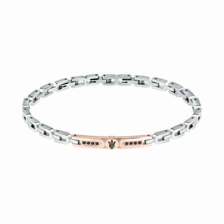 Armband Heren Maserati Roestvrij staal 21,5 cm Zilverkleurig