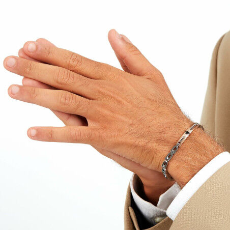 Pulsera Hombre Maserati Acero Inoxidable 21,5 cm Plateado